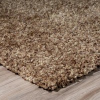 Addison Alpha Lavish Variegated Mushroom Shag 23 x 76 Runner Rug