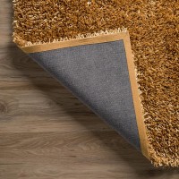 Addison Ojai Solid Shag Khaki 2 x 3 Accent Rug