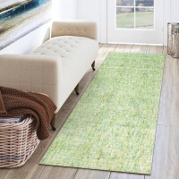 Addison Eastman Variegated Solid Lime 23 x 76 Runner Rug