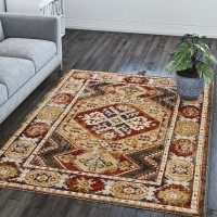 Grayson AGR35RU5X7 Rust Area Rug