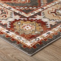 Grayson AGR35RU5X7 Rust Area Rug