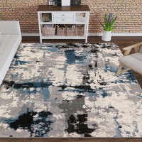 Addison Dayton Transitional Abstract Grey 51 x 75 Area Rug