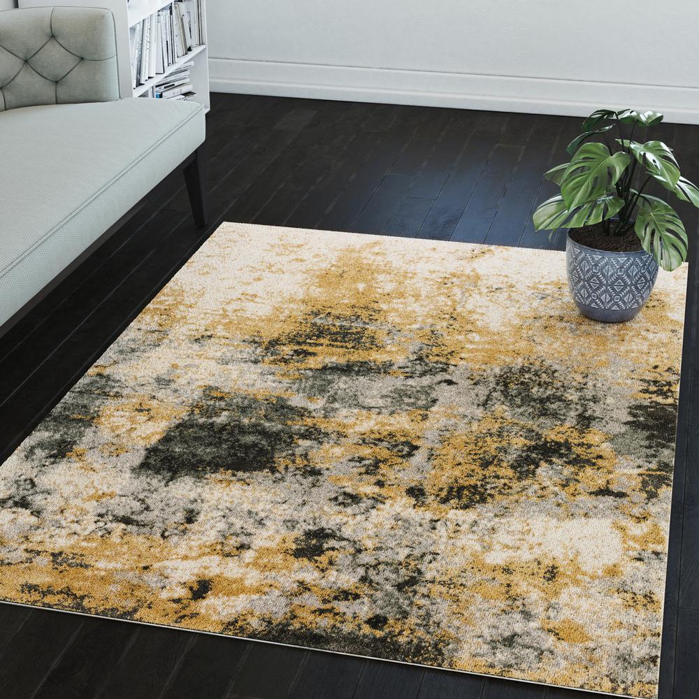 Grayson AGR34FO5X7 Silver Area Rug