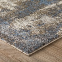 Barkley ABK36GR5X7 Blue Area Rug