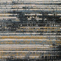 Addison Dayton Transitional Distressed Striped Storm 51 x 75 Area Rug