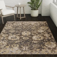 Barkley ABK32GR5X7 Grey Area Rug