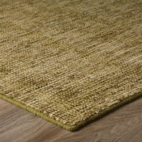 Addison Mission Casual Tonal Solid Green 23 x 76 Runner Rug