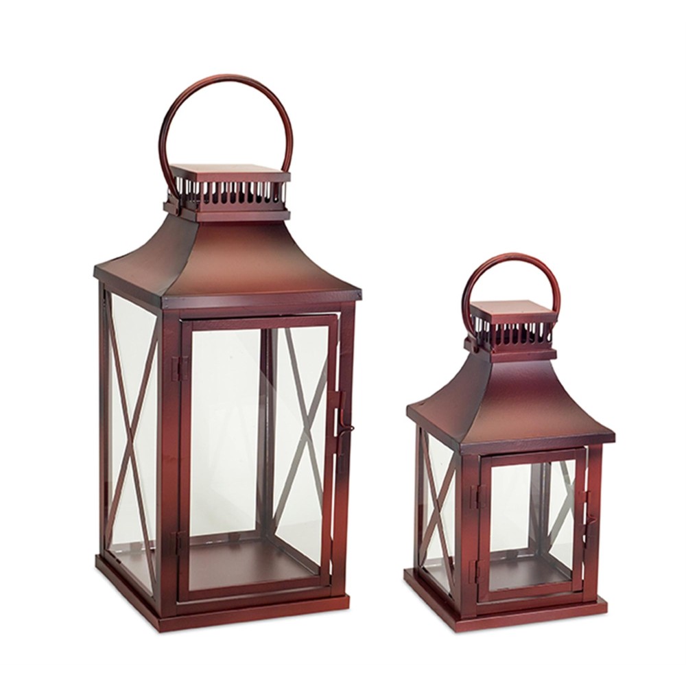 Metal Lantern Set Of 2