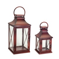 Metal Lantern Set Of 2