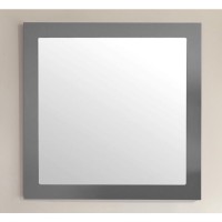 Fully Framed 30 Maple Grey Mirror