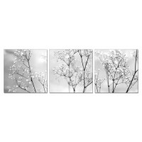 Homeroots Decor 24Inch Canvas 3 Panels Photo