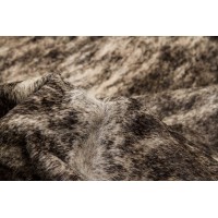 Homeroots Cowhide Microsuede 6 X 7 Cowhide Rug Cheetah