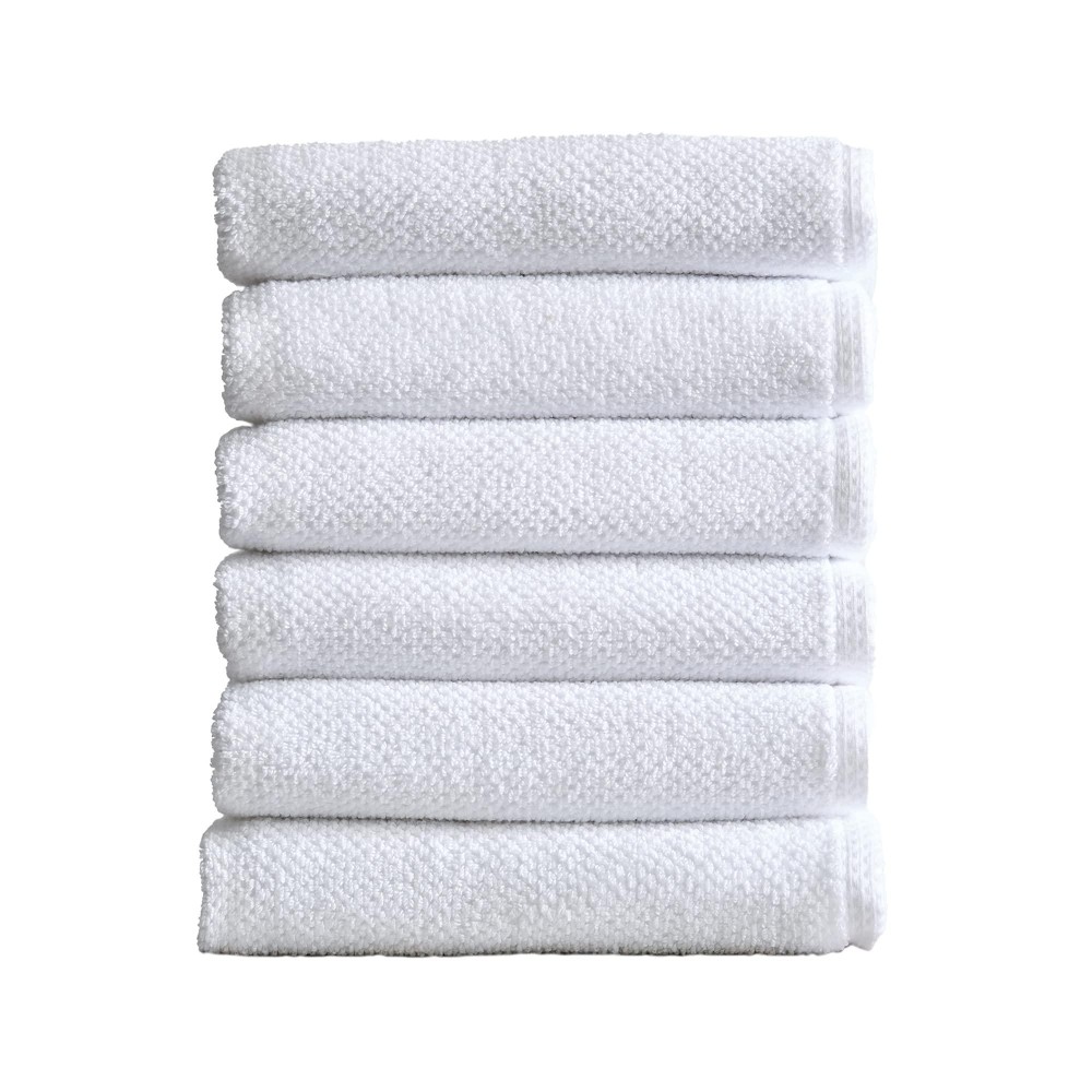 Great Bay Home 100 Cotton Hand Towel Set 16 X 28 Inches Highly Absorbent Textured Popcorn Weave Hand Towels Acacia Collecti