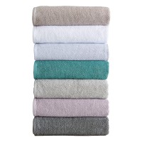 Great Bay Home 100 Cotton Hand Towel Set 16 X 28 Inches Highly Absorbent Textured Popcorn Weave Hand Towels Acacia Collecti