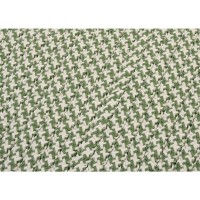 Herringbone Mudroom Runner Moss Green 26x9