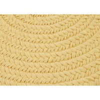 Reversible FlatBraid Oval Runner Yellow 24x12