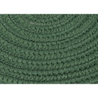 Reversible FlatBraid Oval Runner Hunter Green 24x7