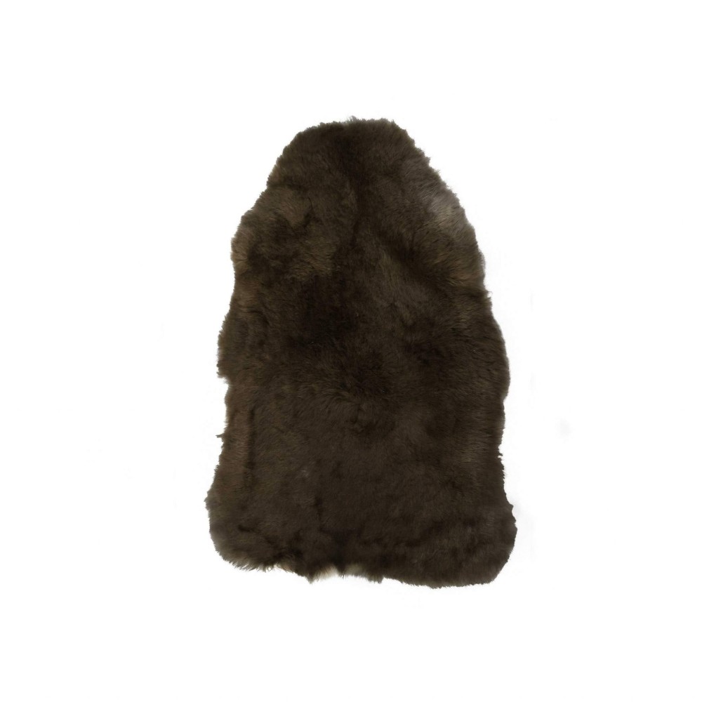 Homeroots Kitchen Decorative Rusty Brisa Sheepskin Single Shorthaired Area Rug 24 X 36 X 15 X 2