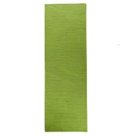 Reversible FlatBraid Rect Runner Lime 24x12