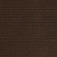 Reversible FlatBraid Rect Runner Earth Brown 24x10