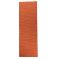 Reversible FlatBraid Rect Runner Rust 24x10