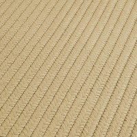 Reversible FlatBraid Rect Runner Linen 24x7