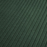 Reversible FlatBraid Rect Runner Hunter Green 24x5