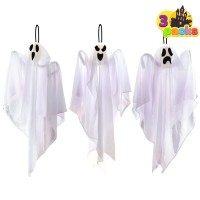 Joyin 3 Pack Halloween Party Decoration 275 Hanging Ghosts Cute Flying Ghost For Front Yard Patio Lawn Garden Party D Cor A