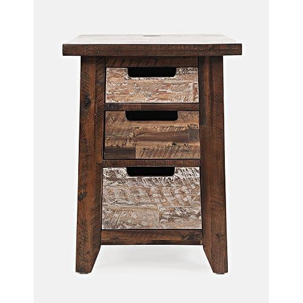 Jofran Inc. Painted Canyon Usb Charging Station End Table