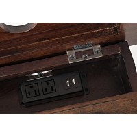 Jofran Inc. Painted Canyon Usb Charging Station End Table