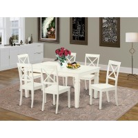 Dining Room Set Linen White WEBO7LWHW