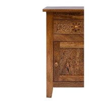 Jofran Inc. Global Archive Hand Carved Accent Table