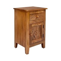 Jofran Inc. Global Archive Hand Carved Accent Table