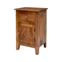 Jofran Inc. Global Archive Hand Carved Accent Table