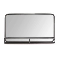 Homeroots Metal Mirror With Shelf Mirrors For Wall Vanity Mirror Farmhouse Mirror Kitchenbathroom Mirrors For Wall Wa