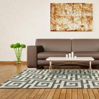 Optics 30 Steel 8X10 Area Rug