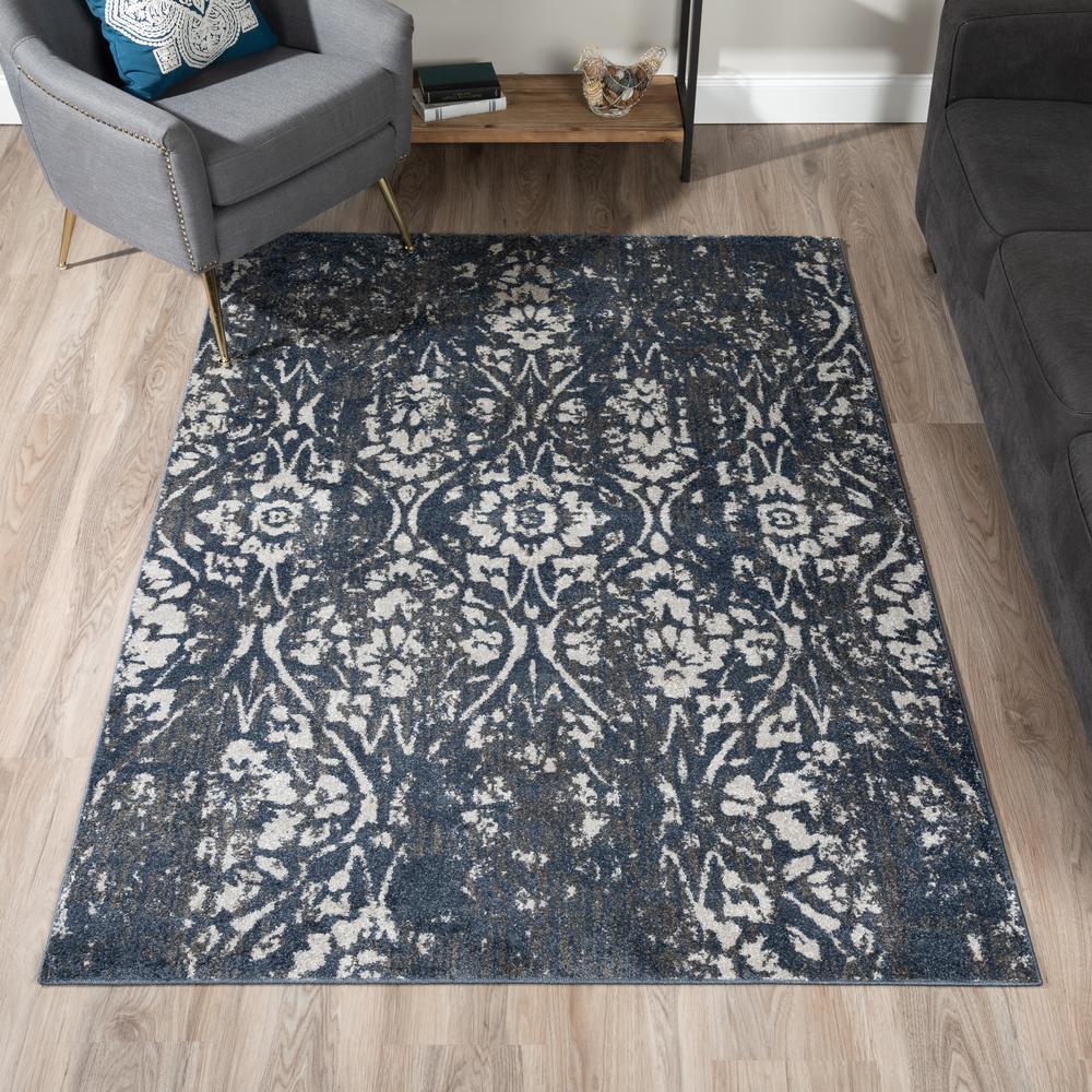 Blair 34 Blue 82X10 Area Rug