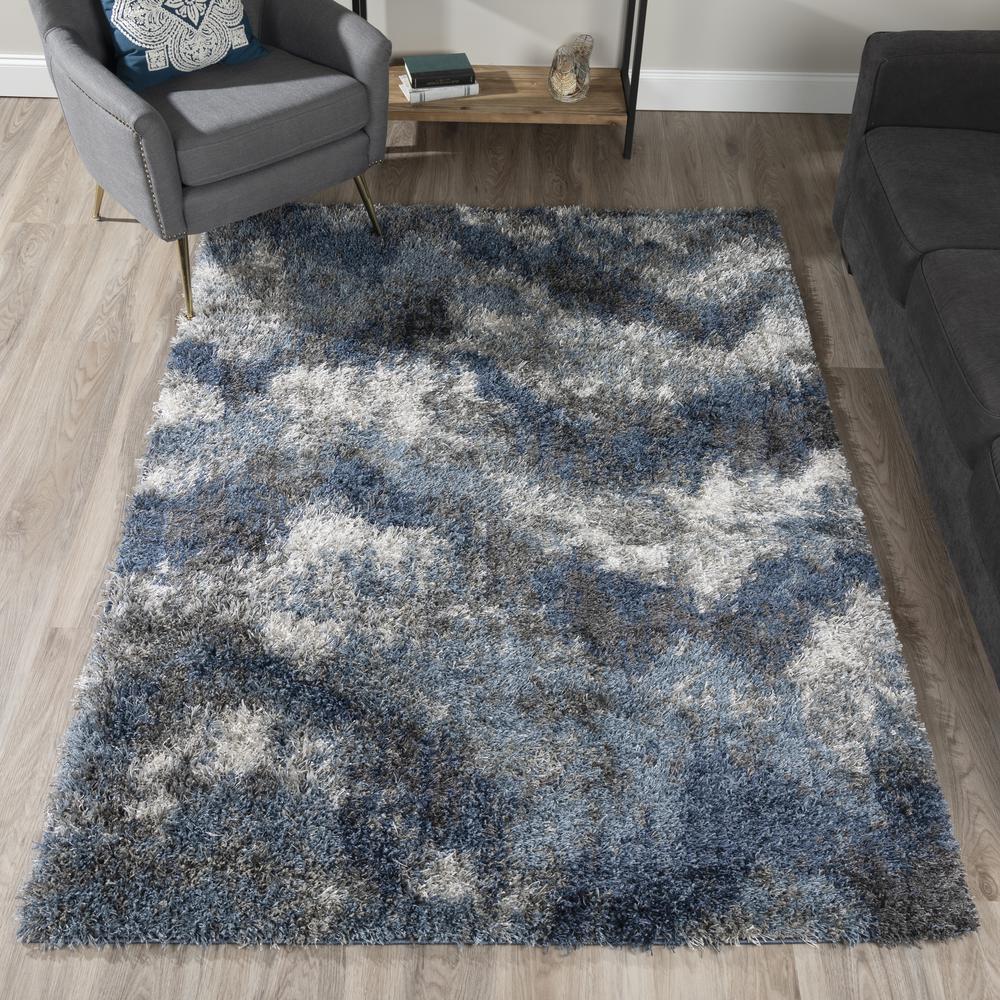 Borealis 41 Blue 53X77 Area Rug