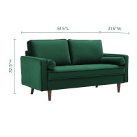 Valour Performance Velvet Loveseat