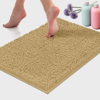 Luxurux Bath Matextrasoft Plush Bath Shower Bathroom Rug 1 Chenille Microfiber Material Super Absorbent Shaggy Bath Rug Machi