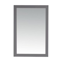 Fully Framed 24 Maple Grey Mirror