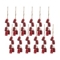 Metal Bell Drop Ornament Set of 12