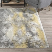 Platinum 36 Yellow 33X53 Area Rug