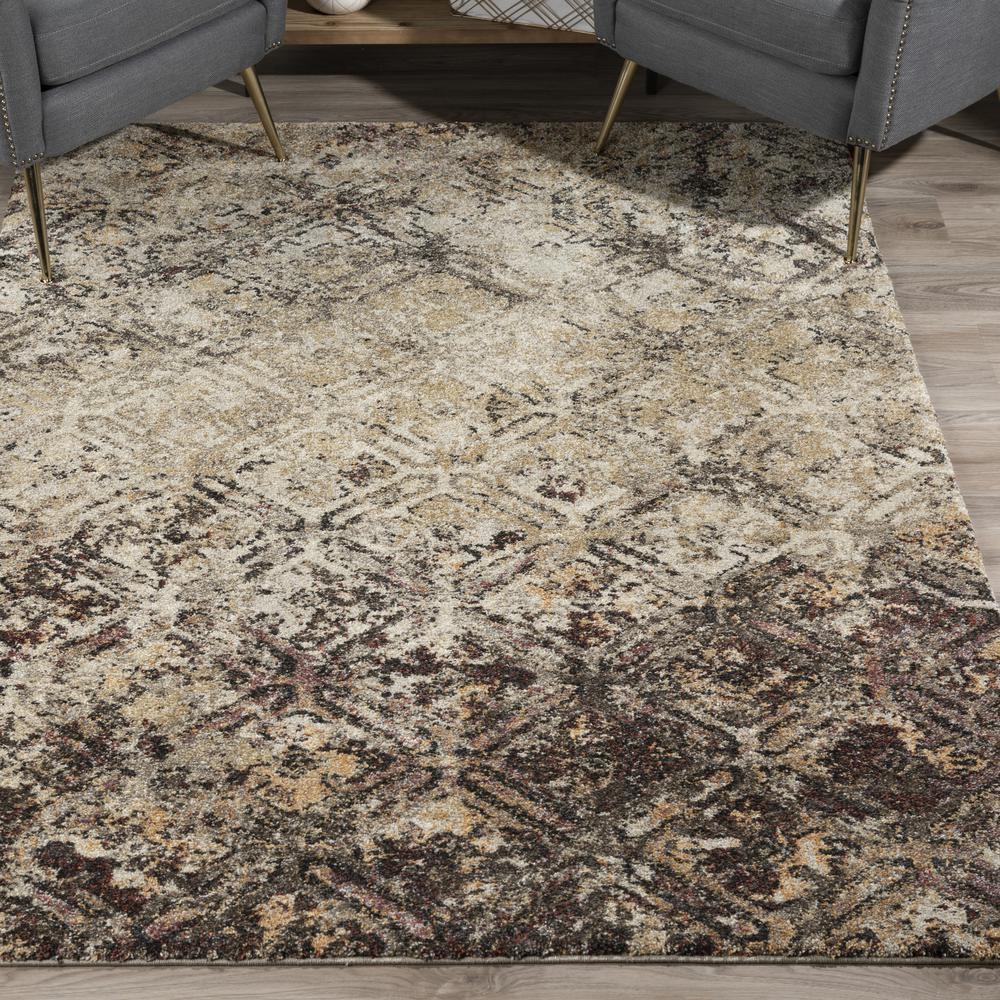 Plano 35 Brown 53X77 Area Rug