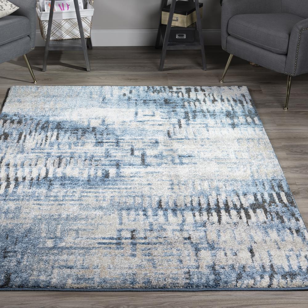 Plano 33 Blue 96X132 Area Rug