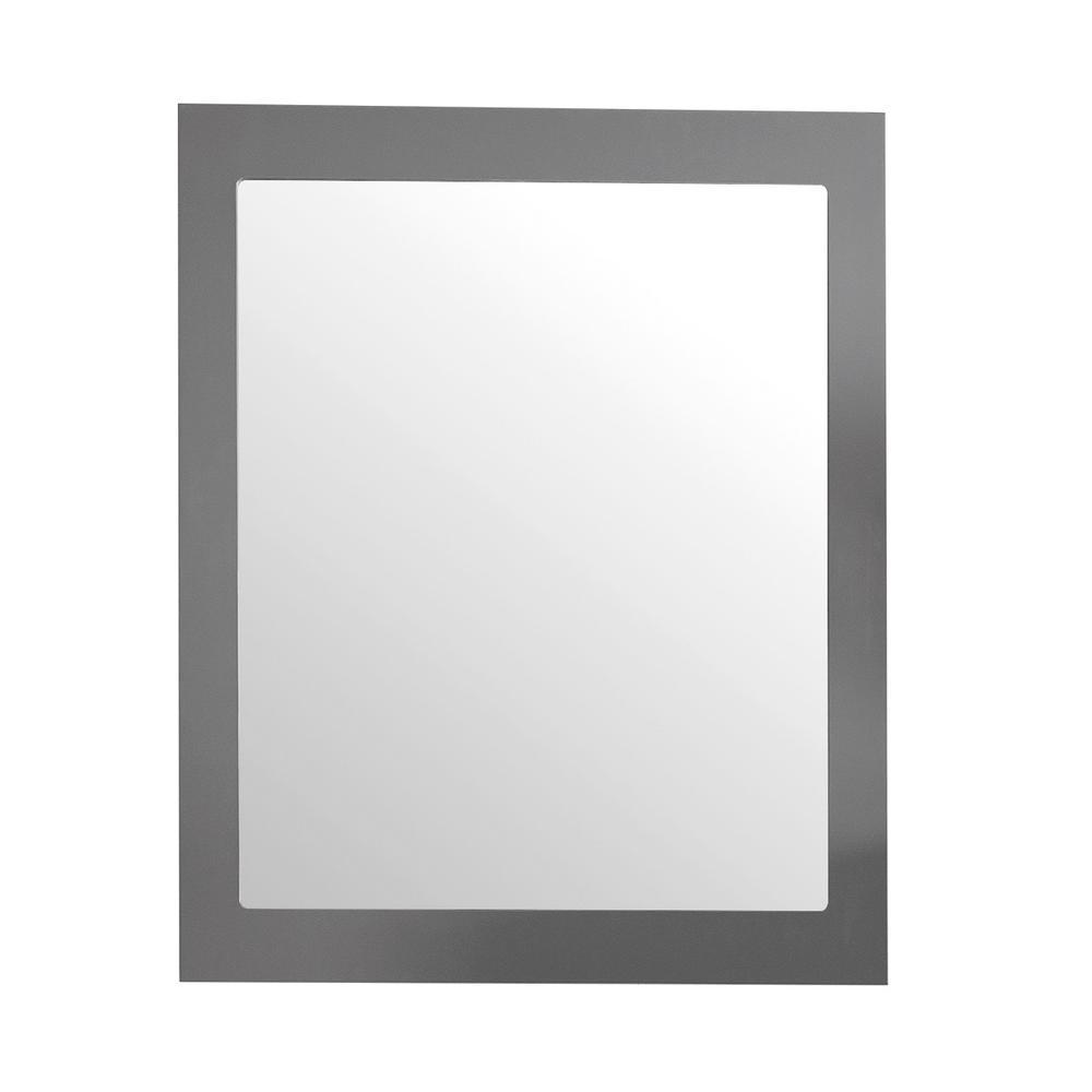 Fully Framed 24 Grey Mirror