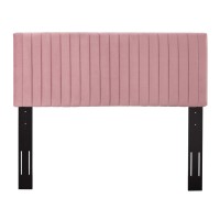 Keira KingCalifornia King Performance Velvet Headboard Dusty Rose