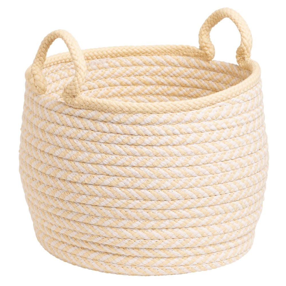 Colonial Mills Mistque Basket 18x18x17 Yellow