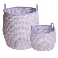 Colonial Mills Mistque Basket 18x18x17 Purple