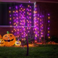 Lightshare 7 Feet Halloween Willow Tree 256 Led Lights For Home Festival Nativity Party And Christmas Decoration Includes Sp